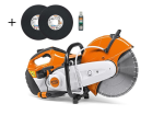 TS 420 Nowoczesna, lekka przecinarka Stihl o mocy 4,4 KM+ 2 ściernice K-ME 350+ olej