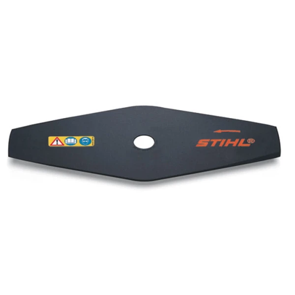 Tarcza tnąca Stihl nóż do trawy, 2 ostrza, 260 mm do kos FS 80, FS 85, FS 89, FS 91, FS 111, FS 120, FS 131, FSA 130, FS 94, FSA 90; FS 240 FR 410, FS 131T, FR 480,FS 410 do koszenia twardej, suchej trawy, gęstych chwastów, trzciny i pokrzyw.