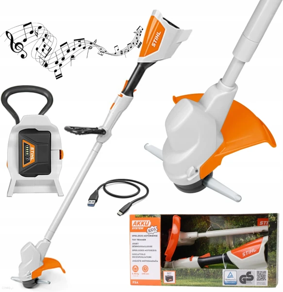 Kosa mechaniczna dla dzieci - zabawka z akumulatorem Stihl
