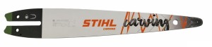 Prowadnica Carving E, 1/4”, 1,1 mm 30 cm Stihl z końcówką wzmocnioną wkładką stellitową. Dla osób zajmujących się rzeźbą w drewnie i profesjonalną pielęgnacją drzew 