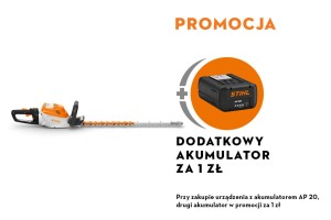 Akumulatorowe nożyce do żywopłotu STIHL HSA 140 R Stihl 60 cm 