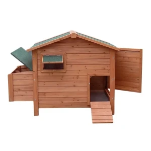 Drewniany kurnik dla kur