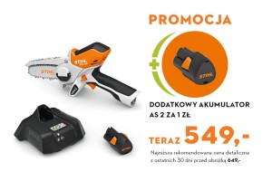  Mini Pilarka STIHL GTA 26 z baterią AS 2  i ładowarką AL 1 NOWOŚĆ