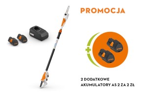 Podkrzesywarka do gałęzi HTA 30 Stihl AS-system  2 akumulatory i ładowarka
