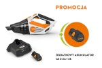 Odkurzacz akumulatorowy Stihl SEA 20, zestaw z AS 2 i ładowarką AL 1