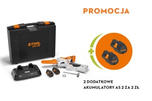 Pilarka Stihl GTA 40 z dwoma akumulatorami i ładowarką do pielęgnacji drzew oraz na placach budowy